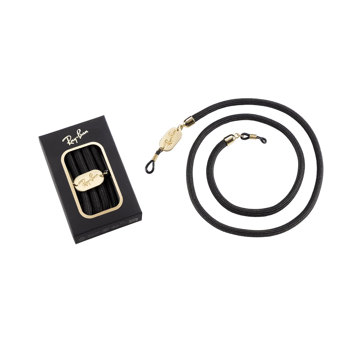 Ланьярд для окулярів Ray-Ban Special Edition Чорний 3 Ланьярд для окулярів Ray-Ban Special Edition Чорний