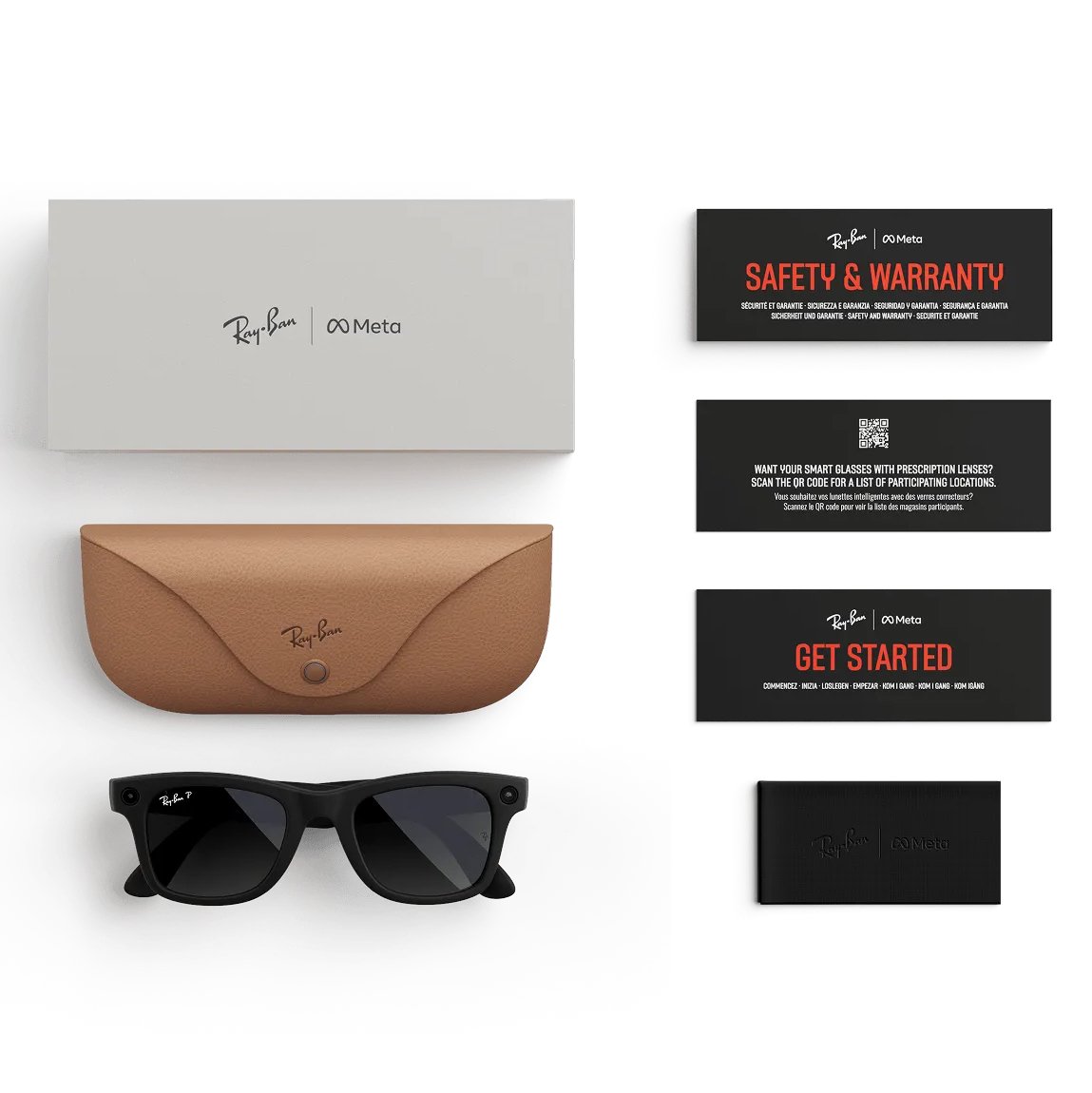 Розумні окуляри Ray-Ban Meta Wayfarer Matte Black/Charcoal Black S-M (RW4006 601ST350) OPEN BOX 5 Розумні окуляри Ray-Ban Meta Wayfarer Matte Black/Charcoal Black S-M (RW4006 601ST350) OPEN BOX - Зображення 5
