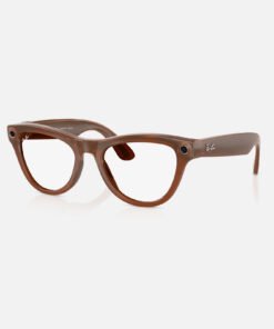 Розумні окуляри Ray-Ban Meta Skyler Shiny Caramel/Clear S-M (RW4010 67068352) OPEN BOX Розумні окуляри Ray-Ban Meta Skyler Shiny Caramel/Clear S-M (RW4010 67068352) OPEN BOX