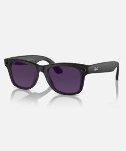 Розумні окуляри Ray-Ban Meta Wayfarer Matte Black/Transitions Amethyst S-M (RW4006 601ST350) OPEN BOX