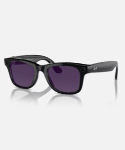 Розумні окуляри Ray-Ban Meta Wayfarer Shiny Black/Transitions Amethyst S-M (RW4006 601/SB50) OPEN BOX