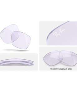 Alternative view of Змінні лінзи Ray-Ban Meta Wayfarer RW4006, RW4012 Demo Clear, 50мм, демо прозорі, Оригінал OEM