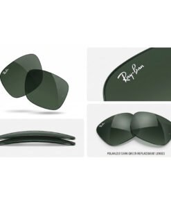 Alternative view of Змінні лінзи Ray-Ban Meta Wayfarer RW4006, RW4012 G15 Green, 50мм, темно-зелені, Оригінал OEM
