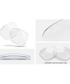 Alternative view of Змінні лінзи Ray-Ban Meta Wayfarer RW4006, RW4012 Clear, 50мм, прозорі, Оригінал OEM