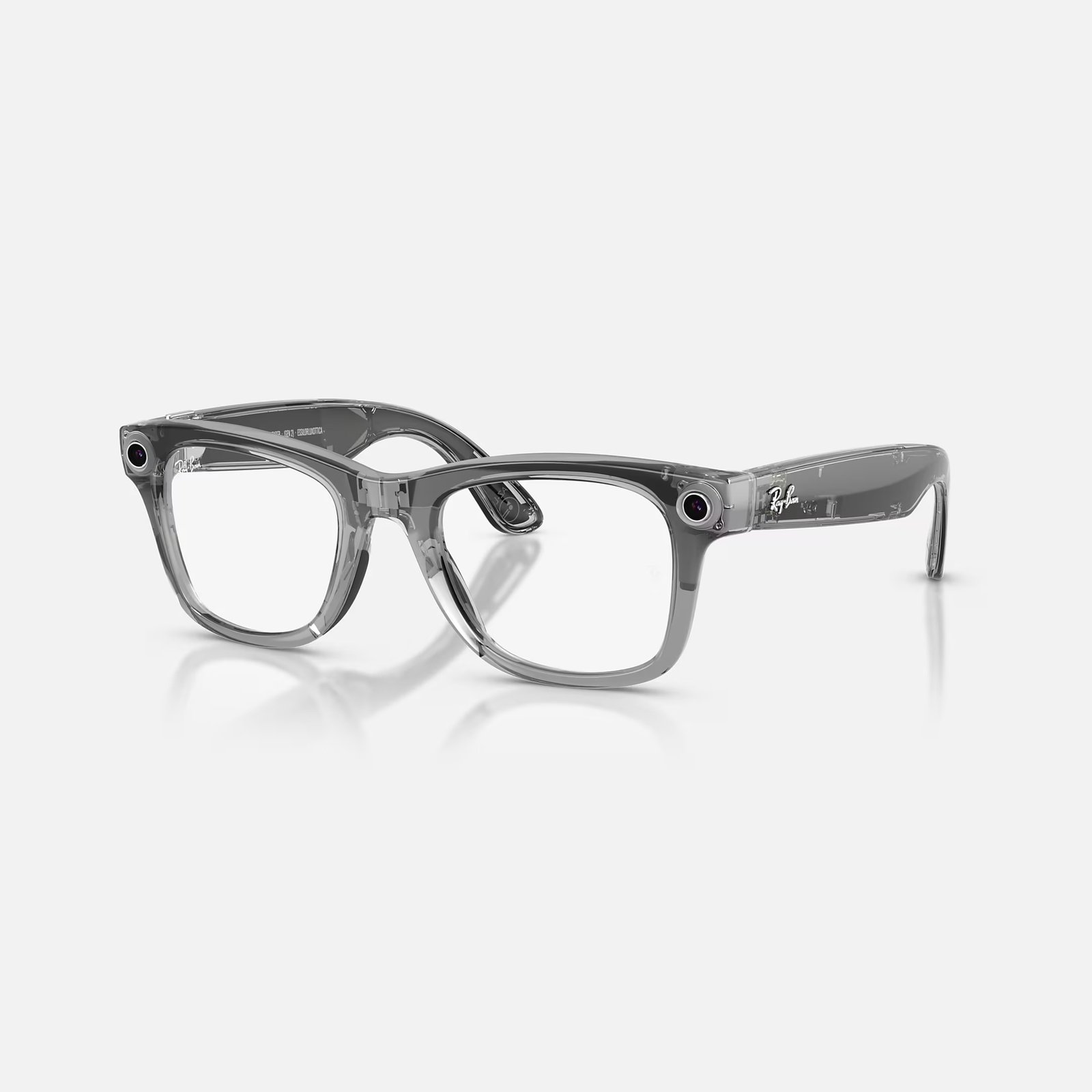 Розумні окуляри Ray-Ban Meta Wayfarer Gen 2 Shiny Transparent Grey/Transitions Sapphire L-XL Limited Edition (RW4012 6840MF53) OPEN BOX 2 Розумні окуляри Ray-Ban Meta Wayfarer Gen 2 Shiny Transparent Grey/Transitions Sapphire L-XL Limited Edition (RW4012 6840MF53) OPEN BOX - Зображення 2