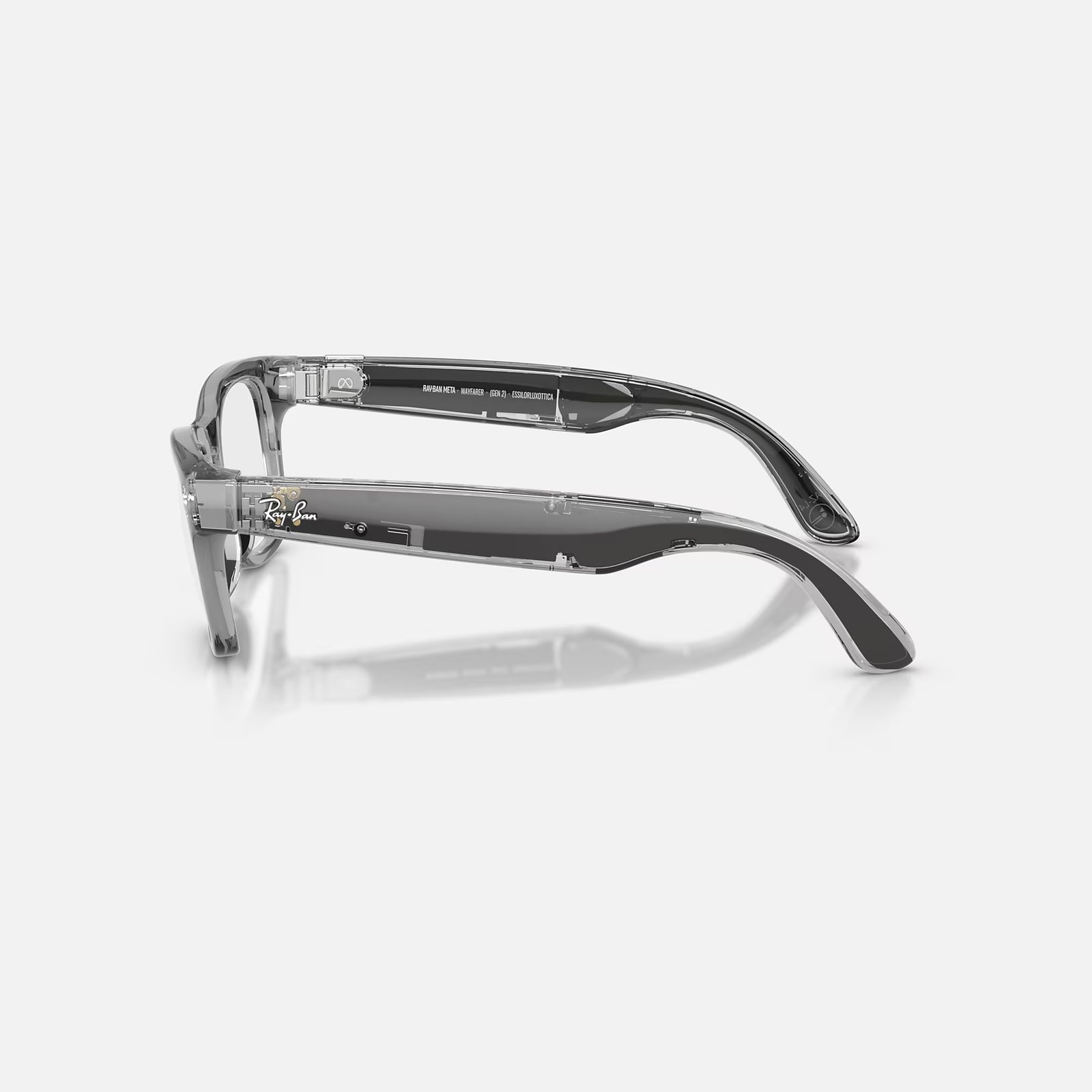 Розумні окуляри Ray-Ban Meta Wayfarer Gen 2 Shiny Transparent Grey/Transitions Sapphire L-XL Limited Edition (RW4012 6840MF53) OPEN BOX 7 Розумні окуляри Ray-Ban Meta Wayfarer Gen 2 Shiny Transparent Grey/Transitions Sapphire L-XL Limited Edition (RW4012 6840MF53) OPEN BOX - Зображення 7