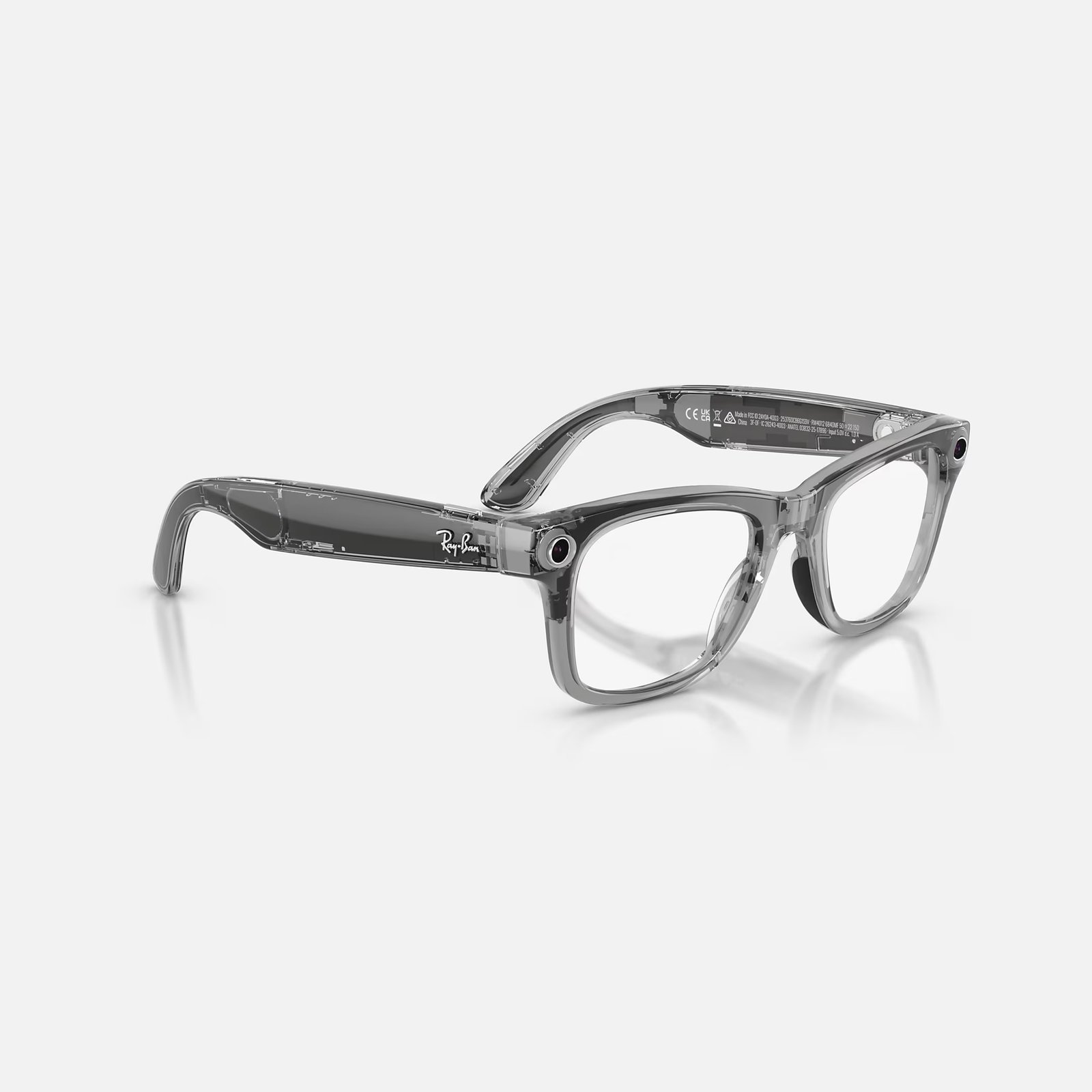 Розумні окуляри Ray-Ban Meta Wayfarer Gen 2 Shiny Transparent Grey/Transitions Sapphire L-XL Limited Edition (RW4012 6840MF53) OPEN BOX 9 Розумні окуляри Ray-Ban Meta Wayfarer Gen 2 Shiny Transparent Grey/Transitions Sapphire L-XL Limited Edition (RW4012 6840MF53) OPEN BOX - Зображення 9