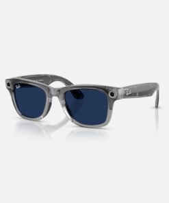 Розумні окуляри Ray-Ban Meta Wayfarer Gen 2 Shiny Transparent Grey/Transitions Sapphire S-M Limited Edition (RW4012 6840MF50) OPEN BOX