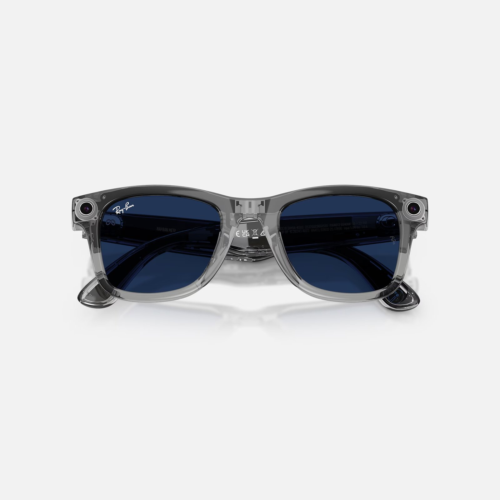 Розумні окуляри Ray-Ban Meta Wayfarer Gen 2 Shiny Transparent Grey/Transitions Sapphire L-XL Limited Edition (RW4012 6840MF53) OPEN BOX 5 Розумні окуляри Ray-Ban Meta Wayfarer Gen 2 Shiny Transparent Grey/Transitions Sapphire L-XL Limited Edition (RW4012 6840MF53) OPEN BOX - Зображення 5